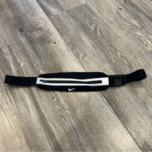 Nike Black Running 3.0 Slim adjustable Waist-pack fit Running Cycling Walking